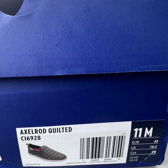 Rockport Axelrod Quilted Slip On Shoes Olive Green CI6928 Men 11 M NWB - Picture 9 of 9